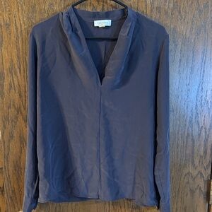 Calvin Klein Women's Deep Blue Blouse Size M